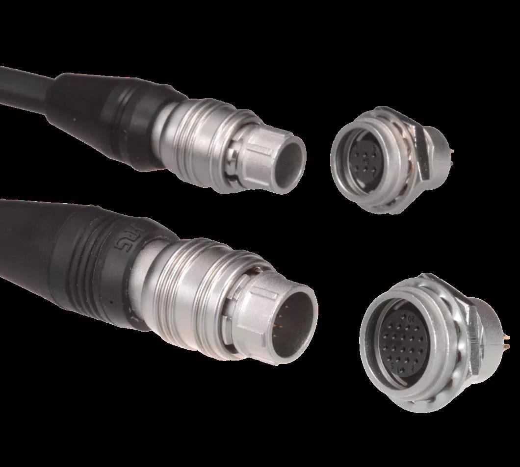 HR25A Series丨推拉鎖、小型多芯圓形連接器